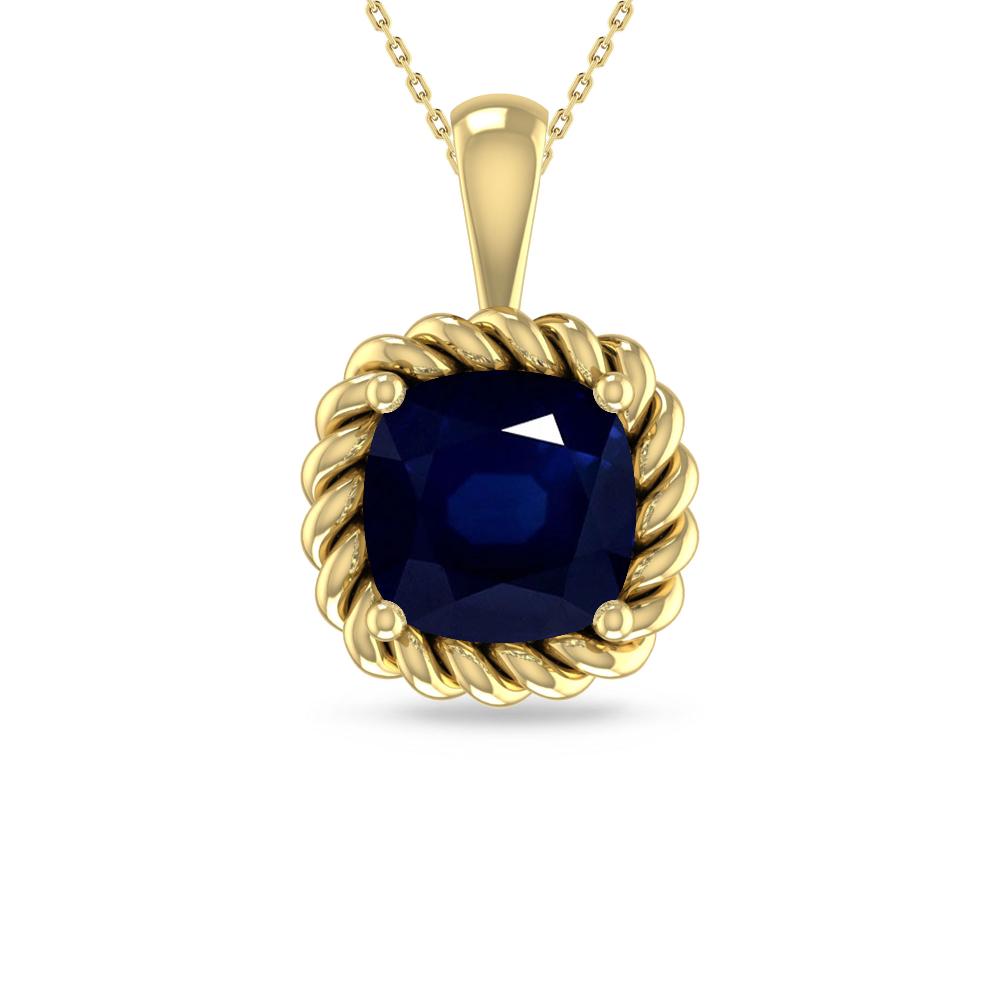 Yellow Gold - Sapphire