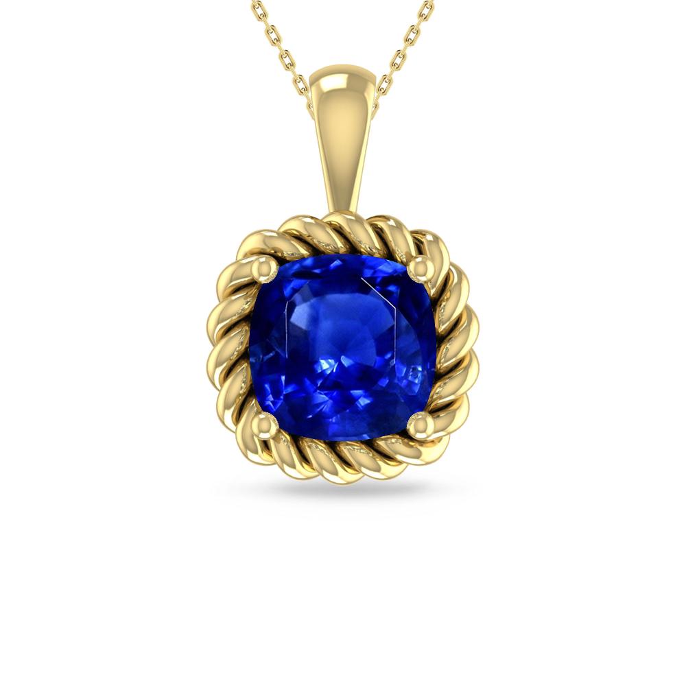 Yellow Gold - Sapphire