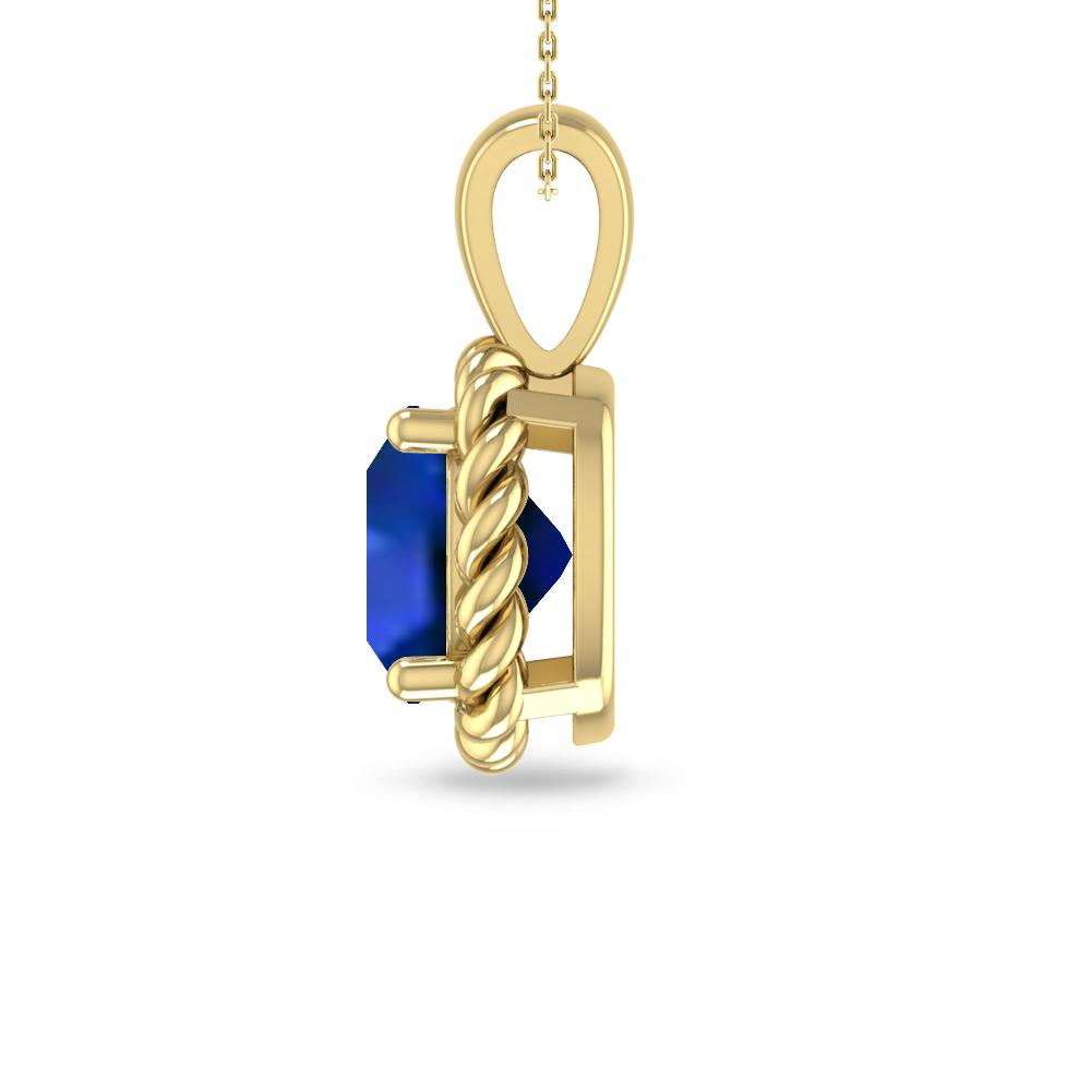 Yellow Gold - Sapphire