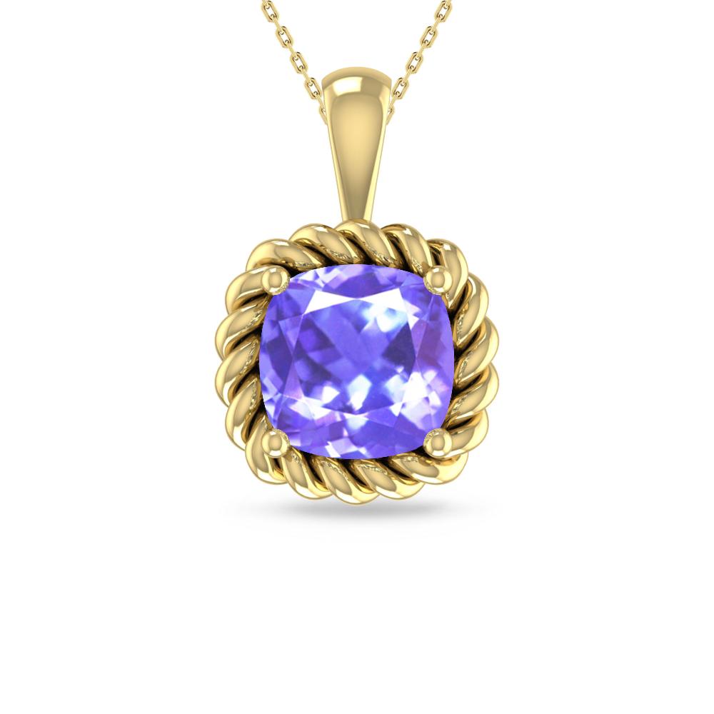 Yellow Gold - Tanzanite