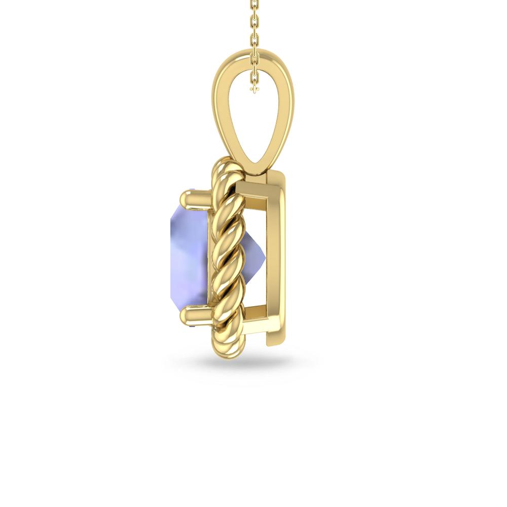 Yellow Gold - Tanzanite