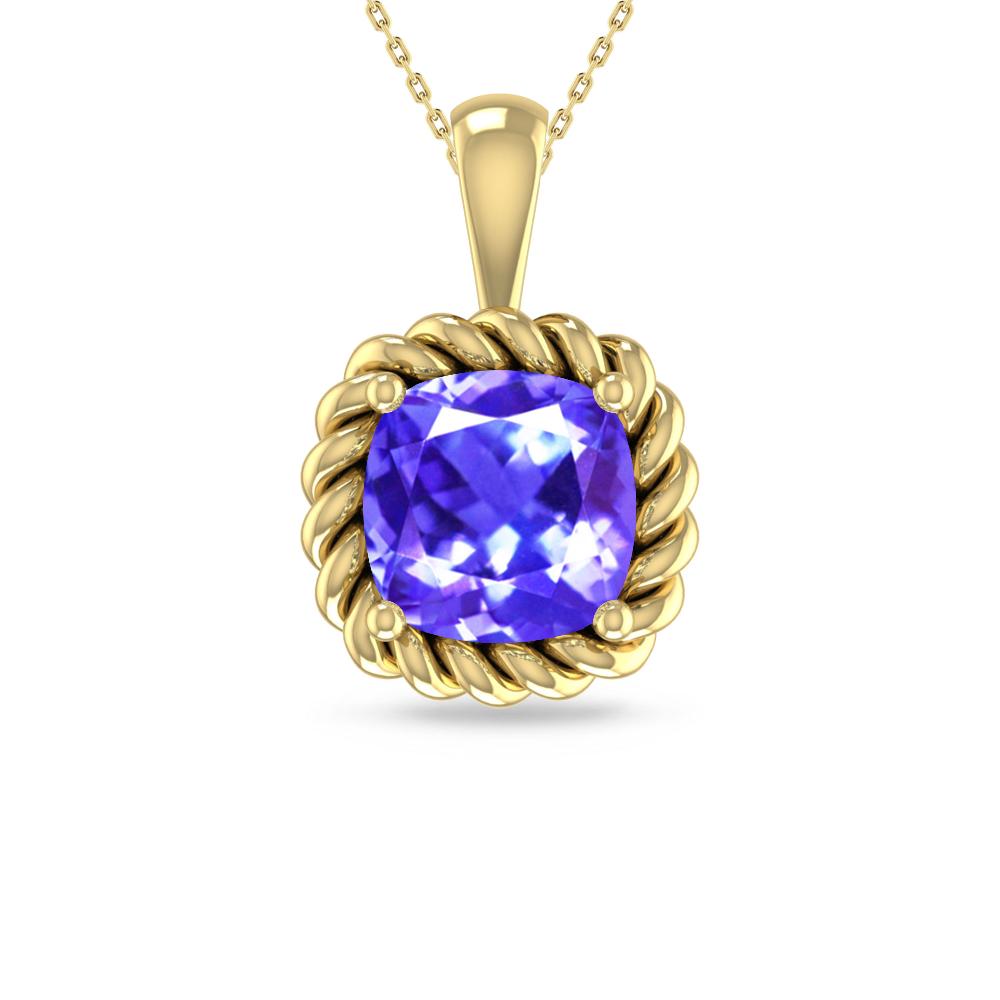 Yellow Gold - Tanzanite