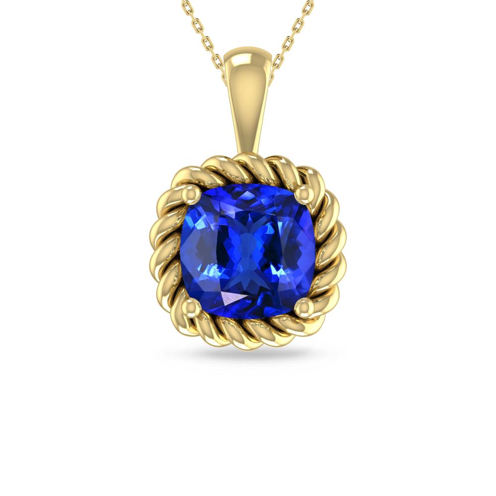 Yellow Gold - Tanzanite