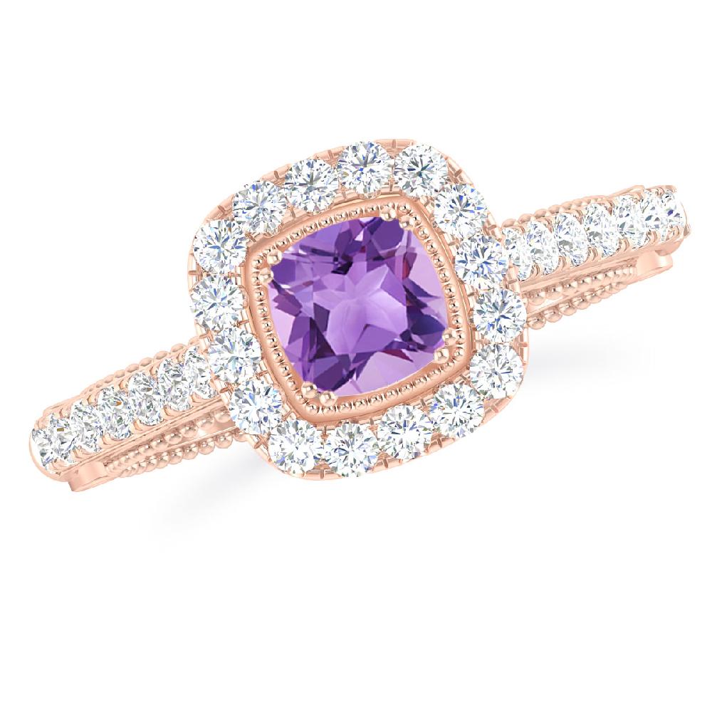 Rose Gold - Amethyst
