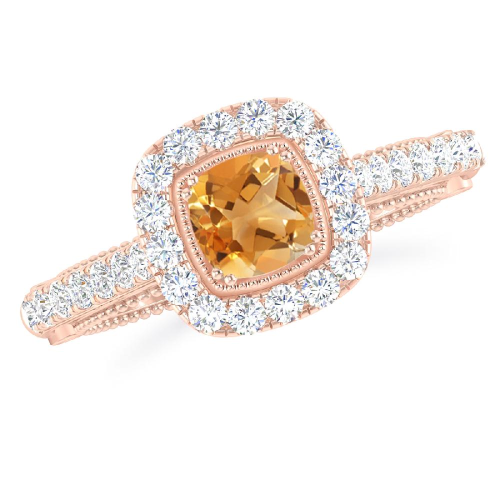 Rose Gold - Citrine