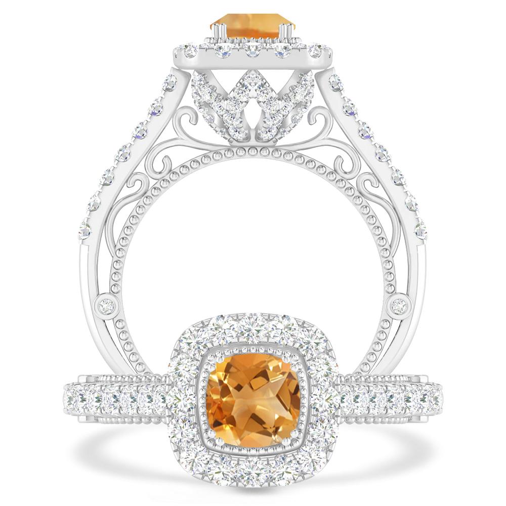 White Gold - Citrine