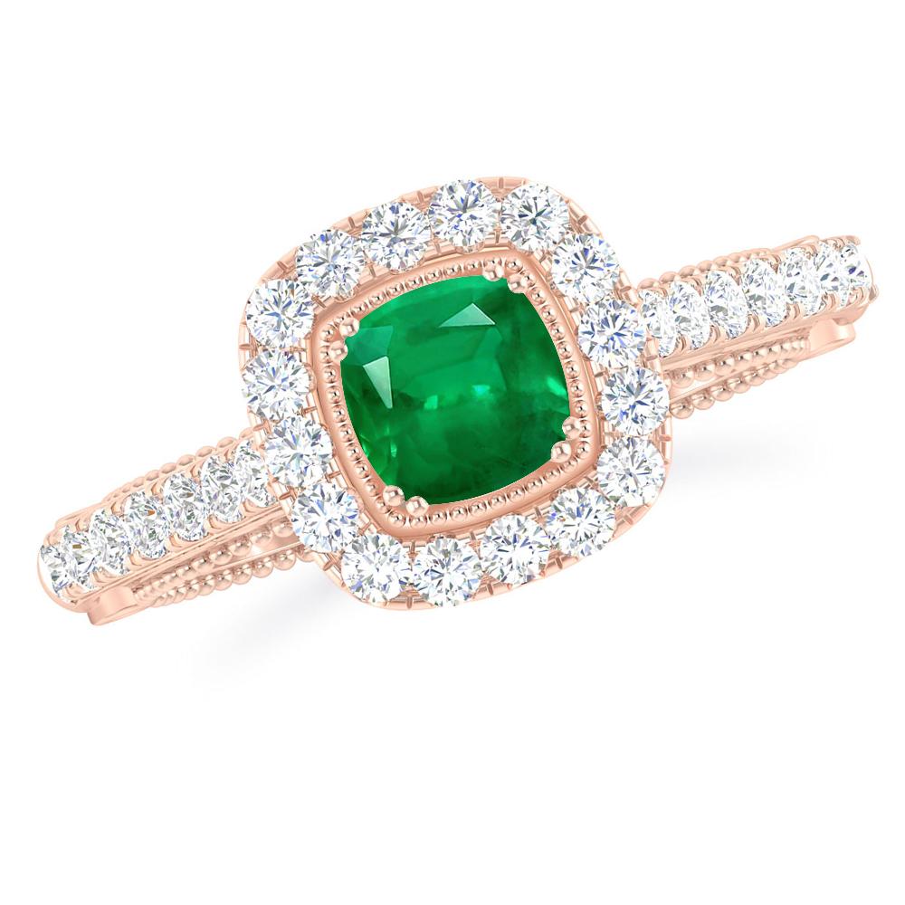 Rose Gold - Emerald
