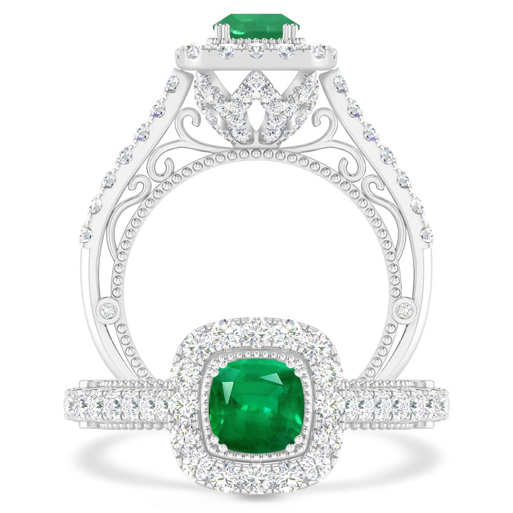 White Gold - Emerald