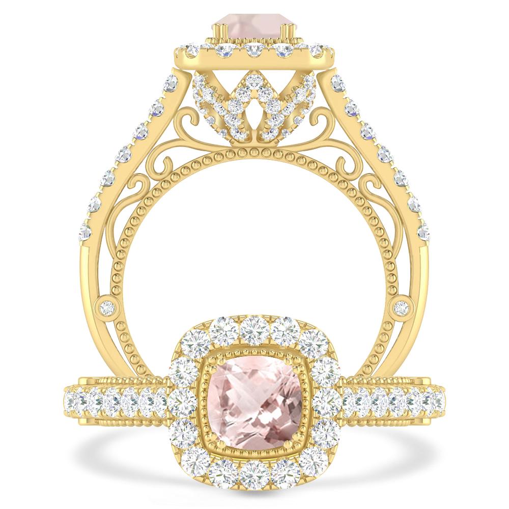 Yellow Gold - Morganite