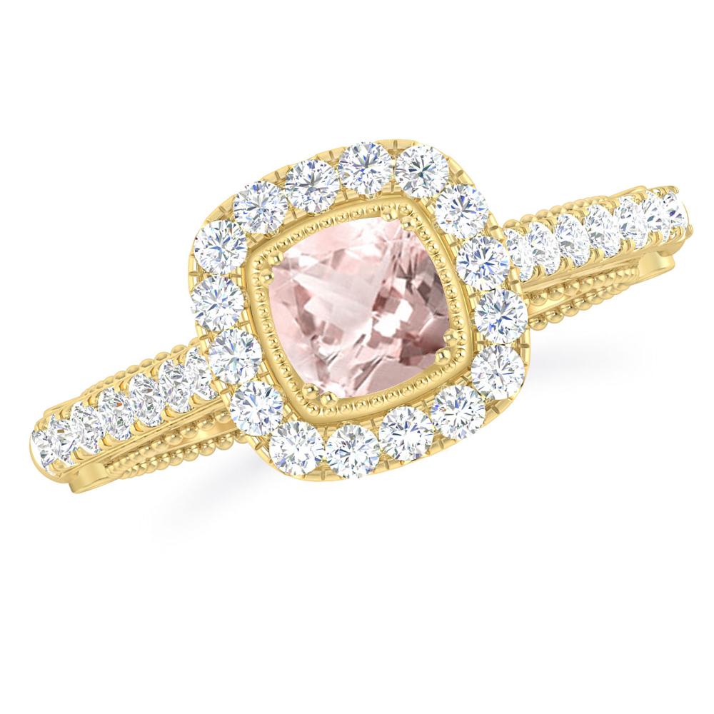 Yellow Gold - Morganite