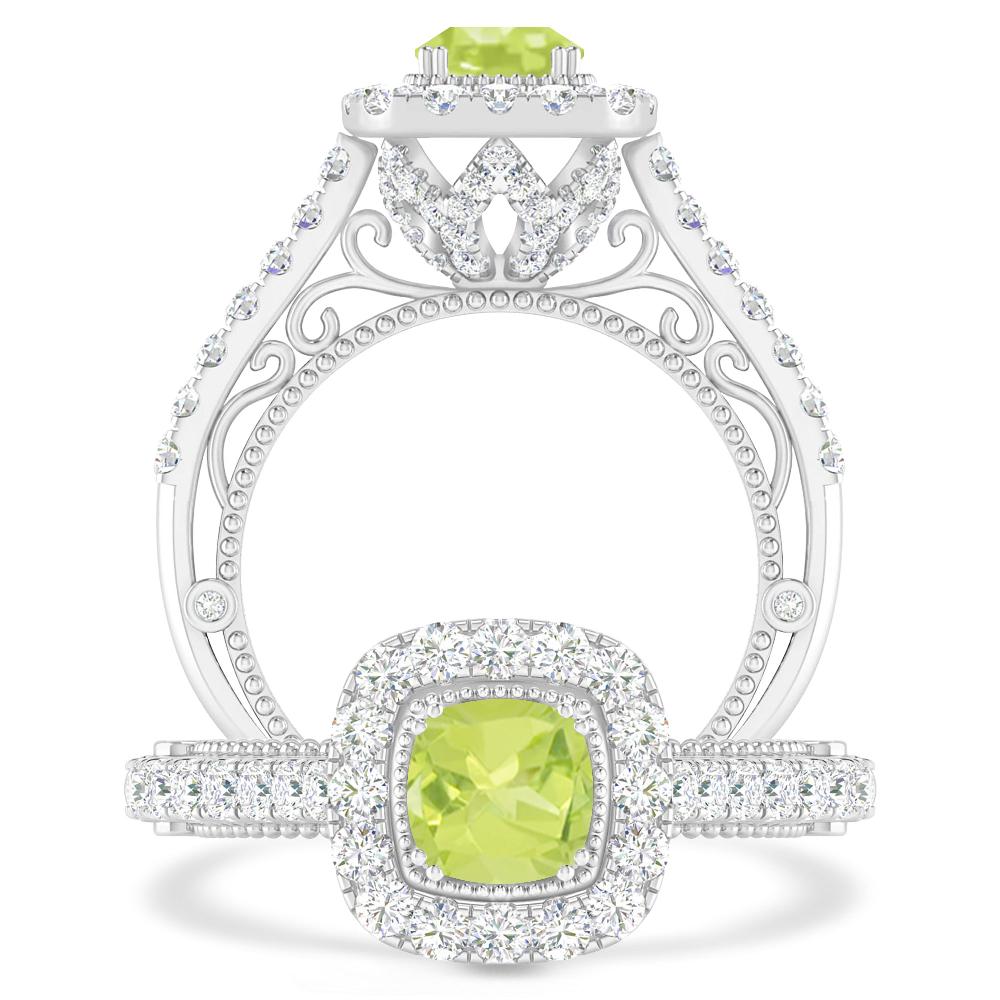 White Gold - Peridot