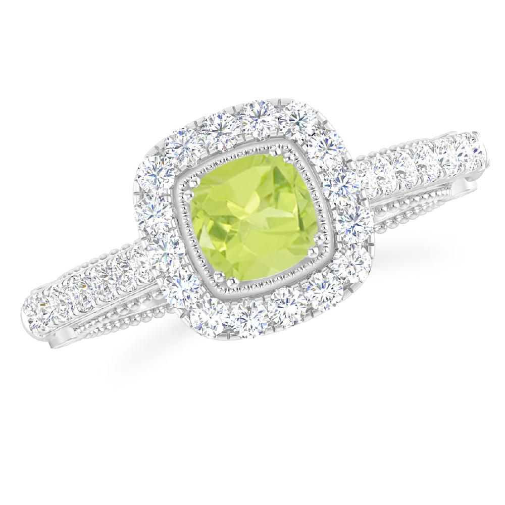 White Gold - Peridot
