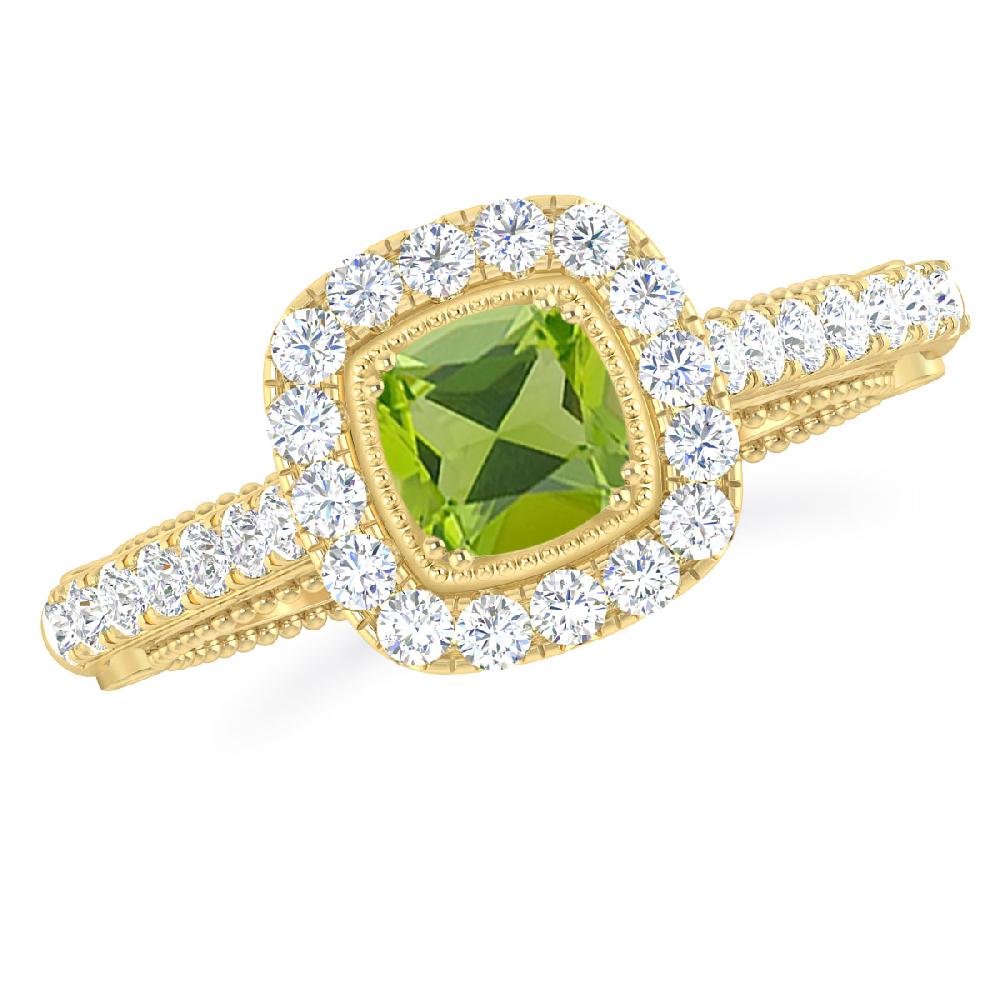 Yellow Gold - Peridot