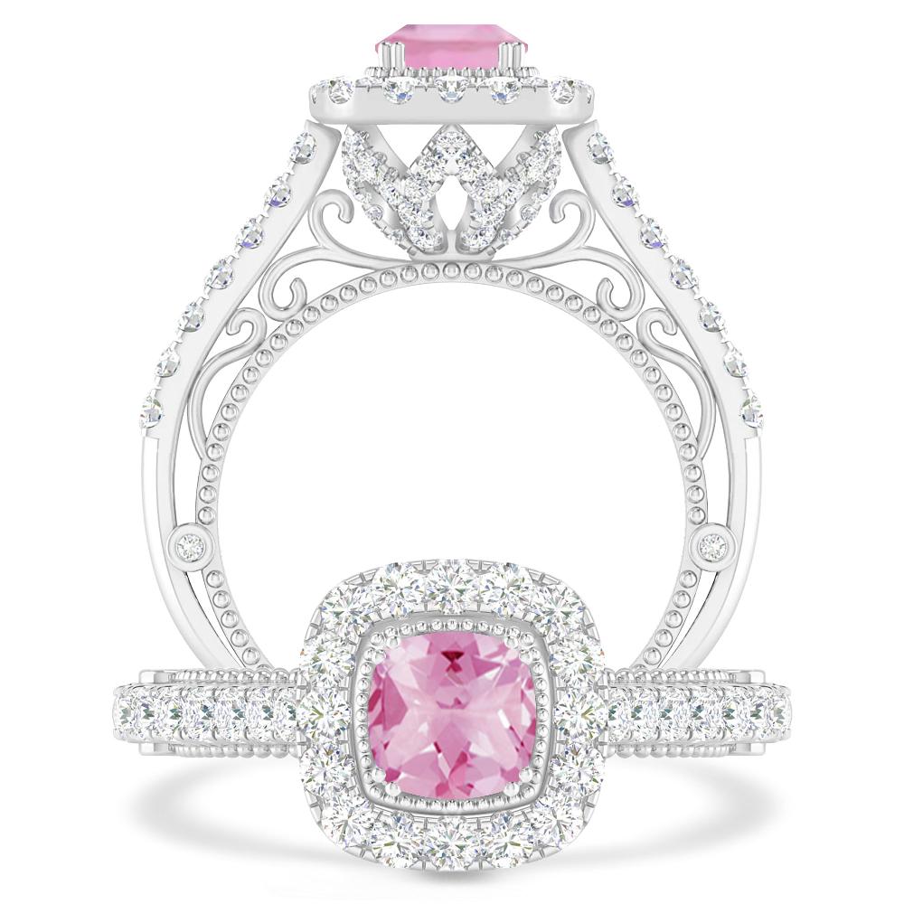 White Gold - Pink Tourmaline