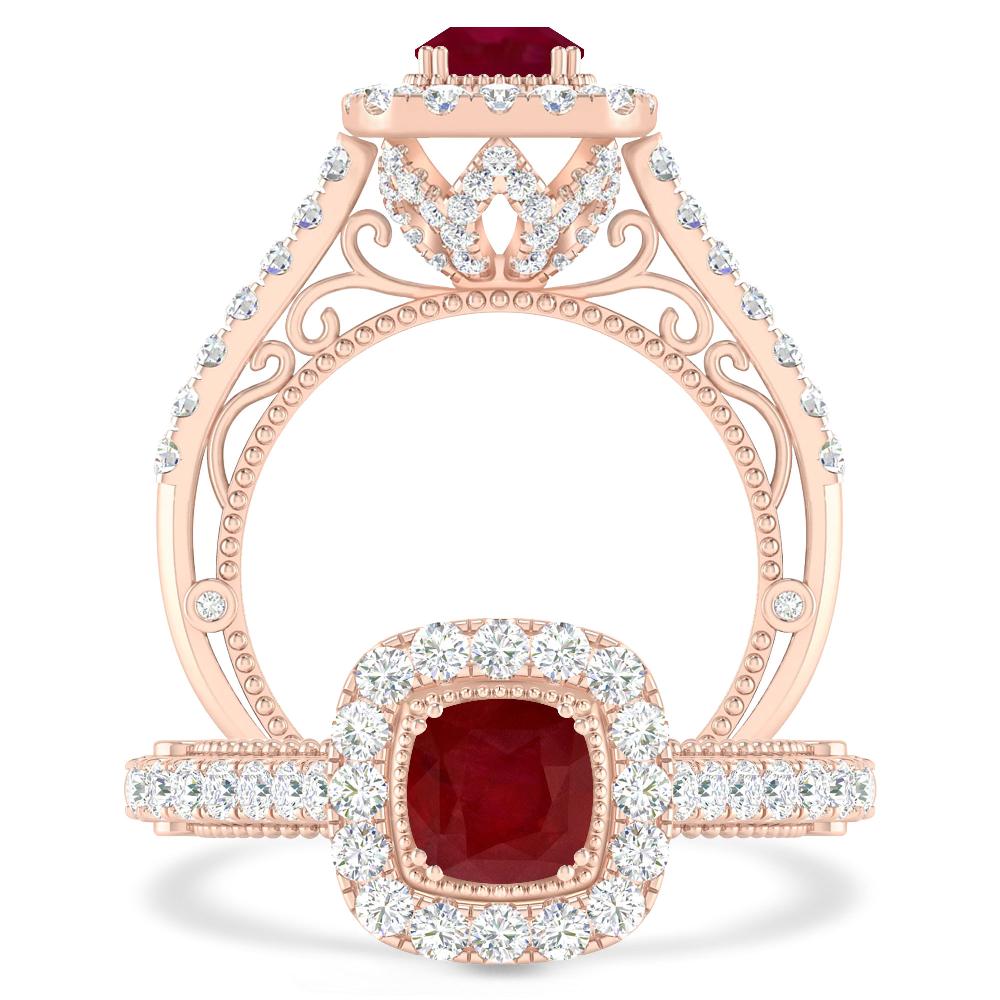 Rose Gold - Ruby