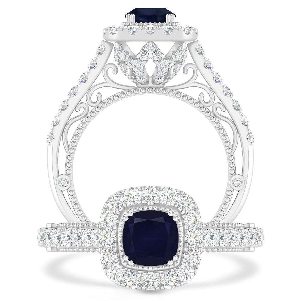 White Gold - Sapphire