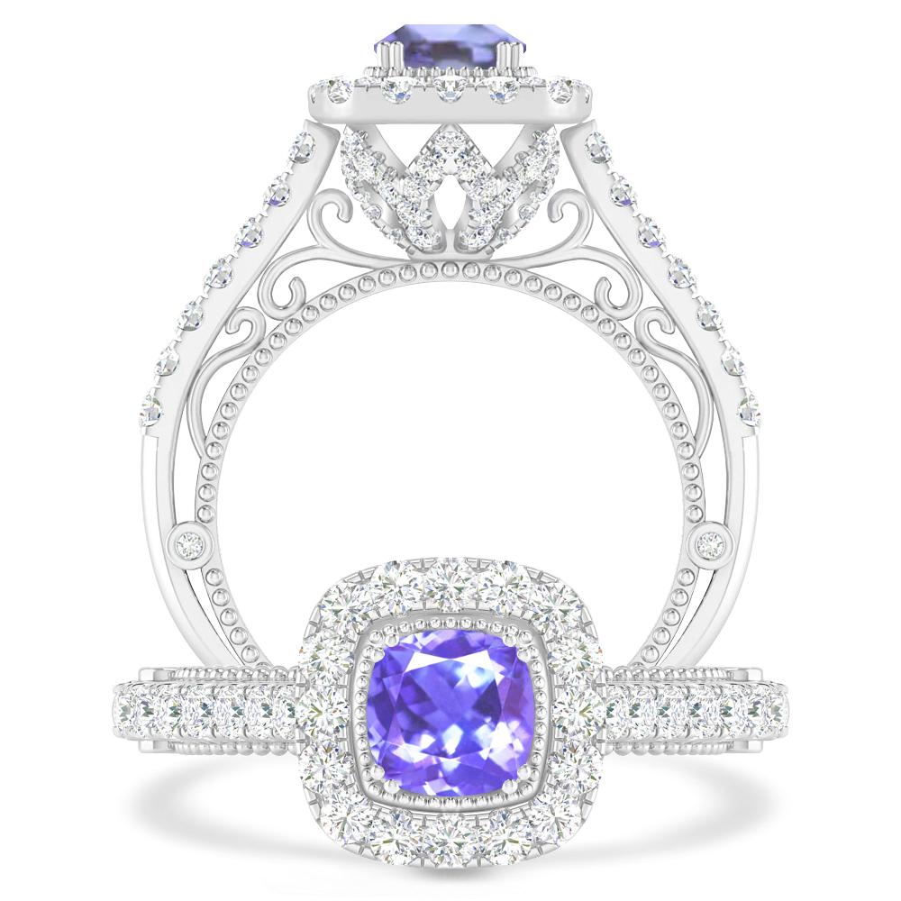 White Gold - Tanzanite