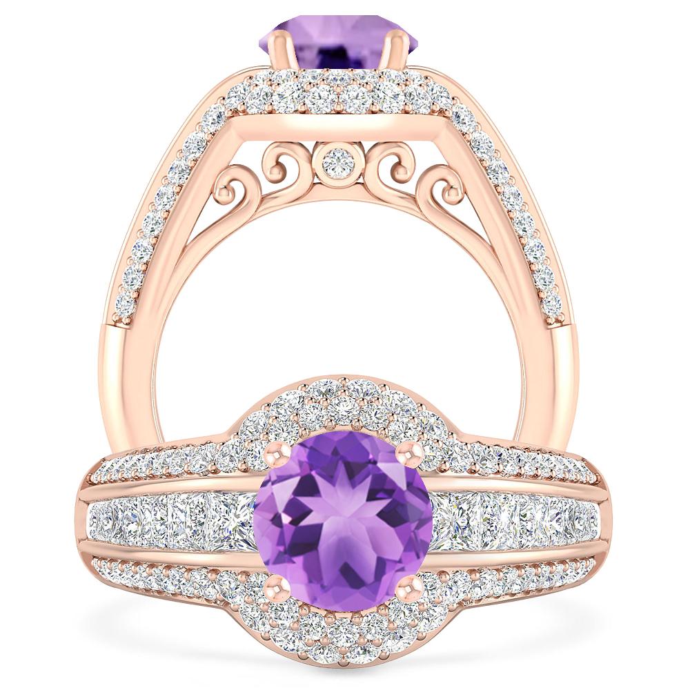 Rose Gold - Amethyst