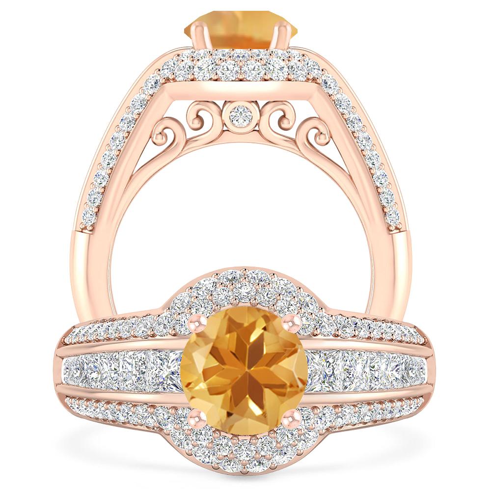 Rose Gold - Citrine