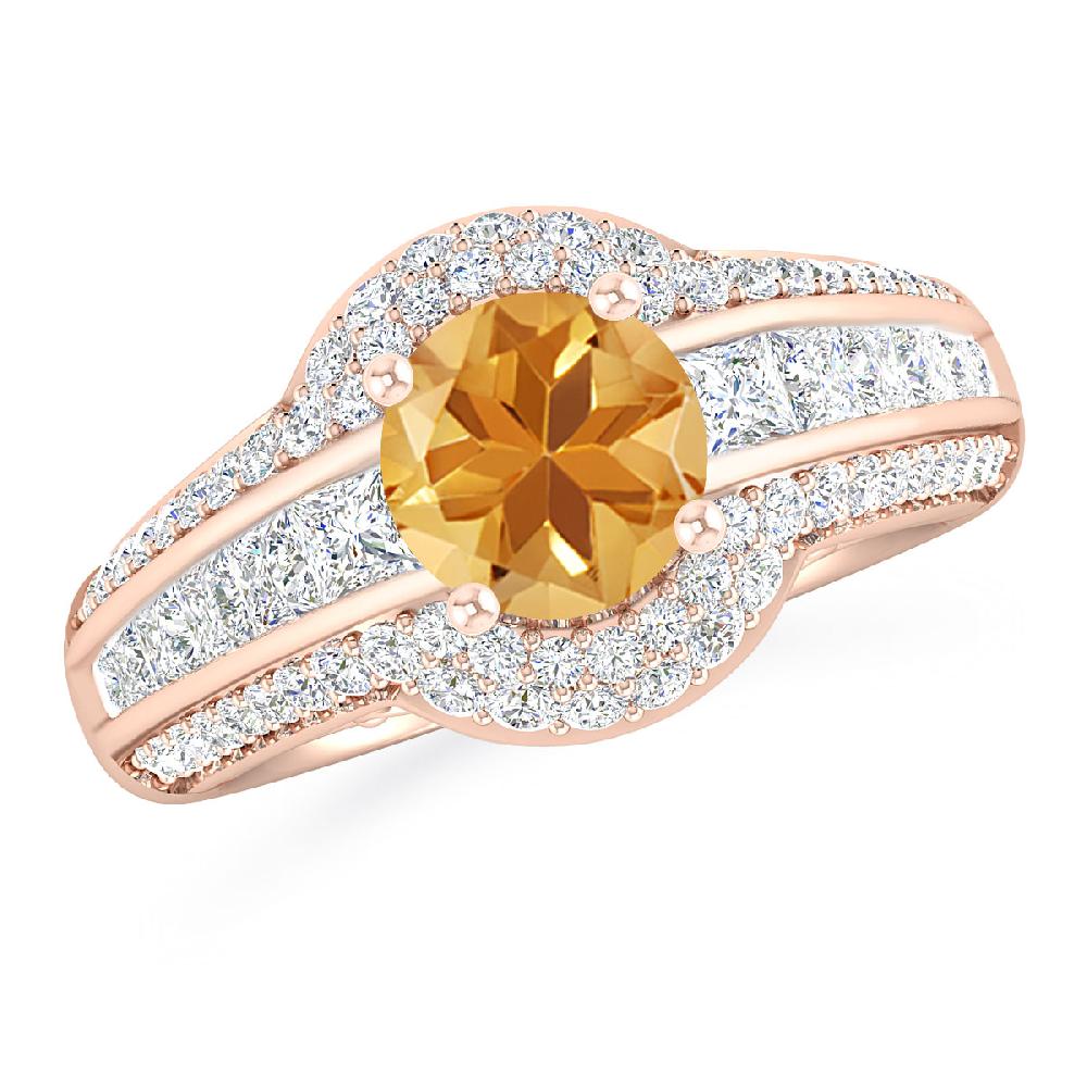 Rose Gold - Citrine