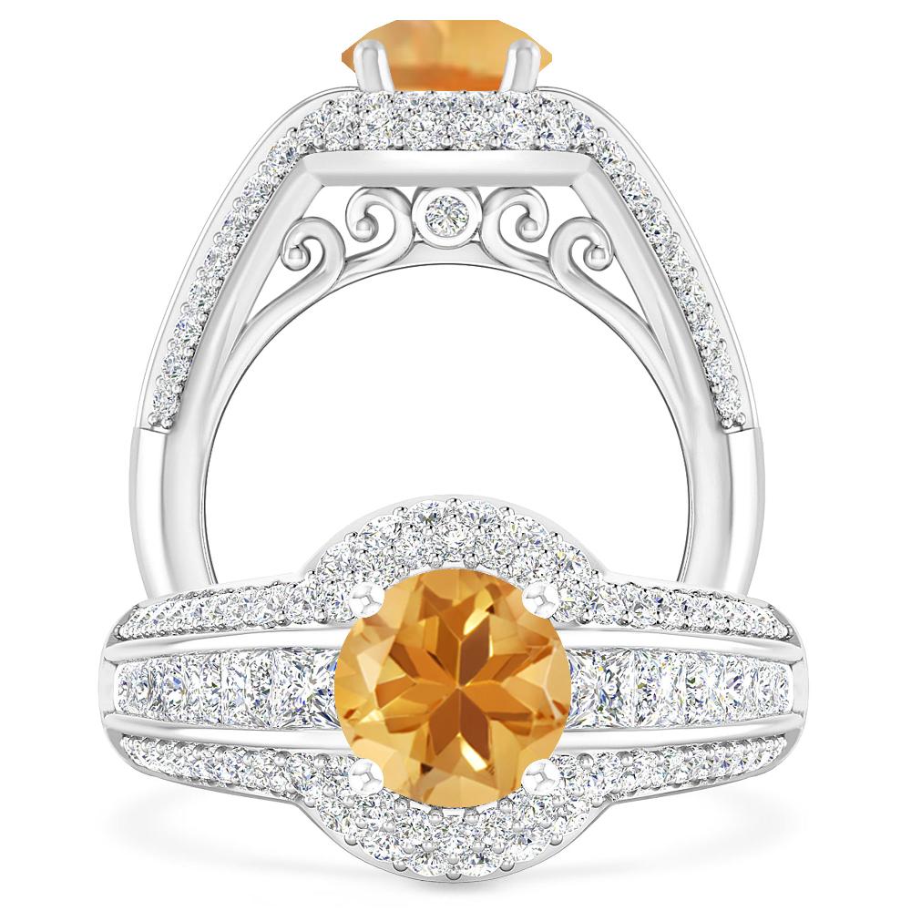 White Gold - Citrine