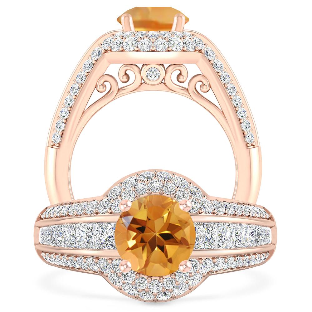 Rose Gold - Citrine