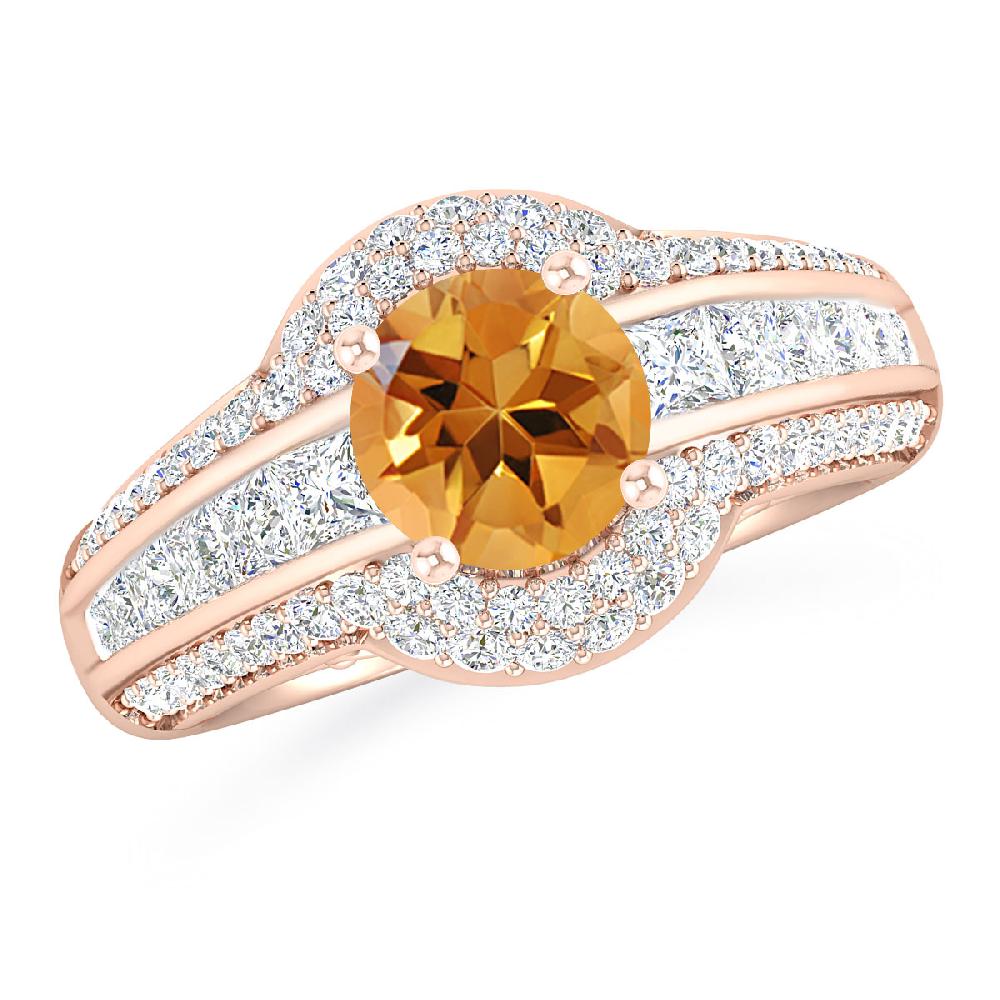 Rose Gold - Citrine