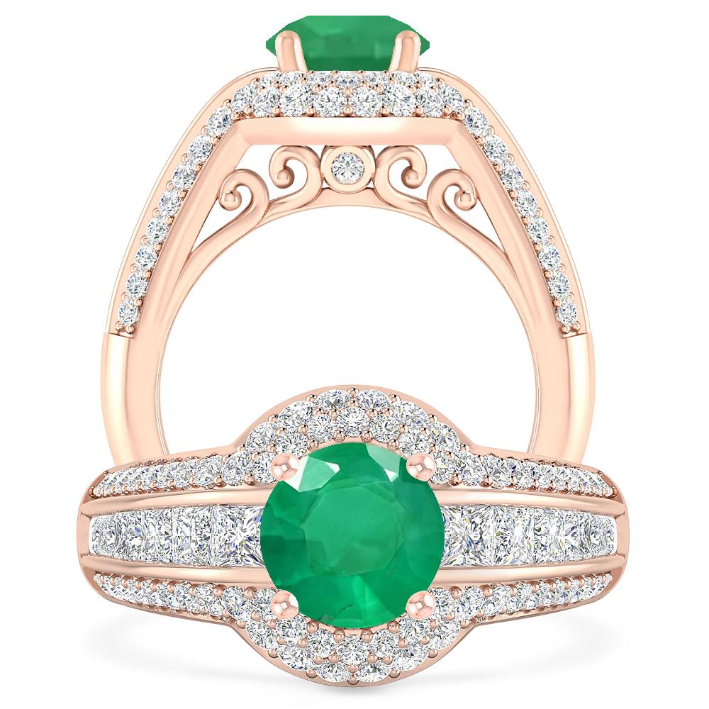 Rose Gold - Emerald