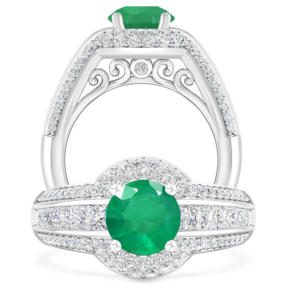 White Gold - Emerald