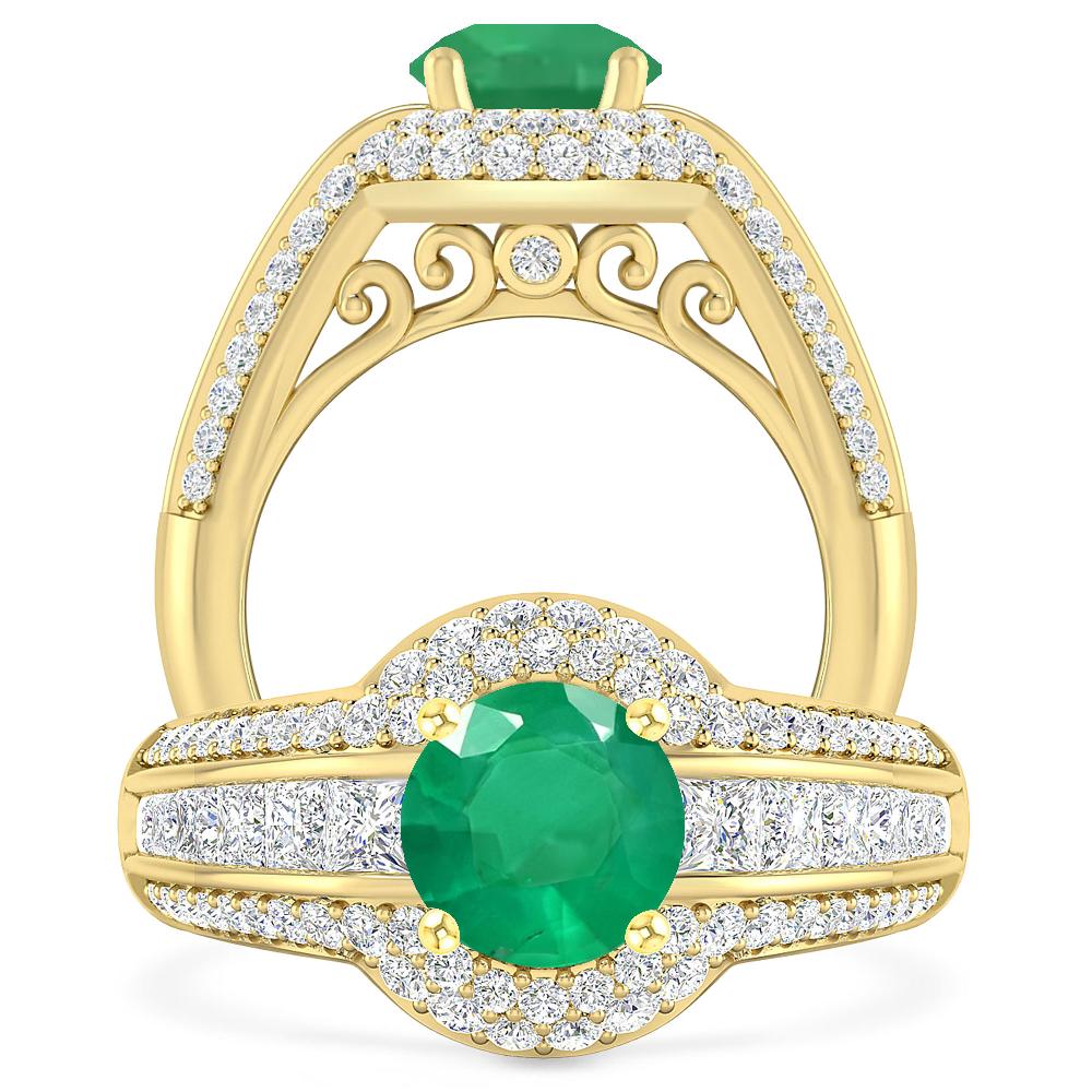 Yellow Gold - Emerald