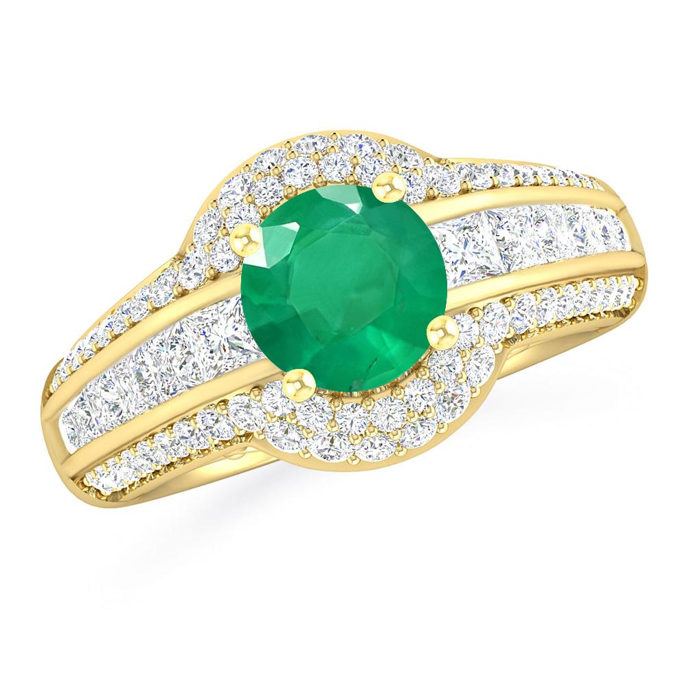 Yellow Gold - Emerald