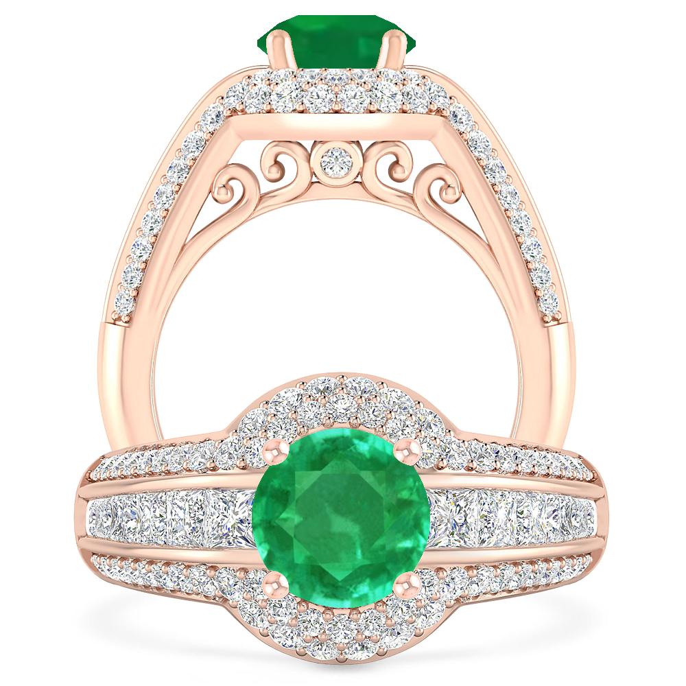 Rose Gold - Emerald