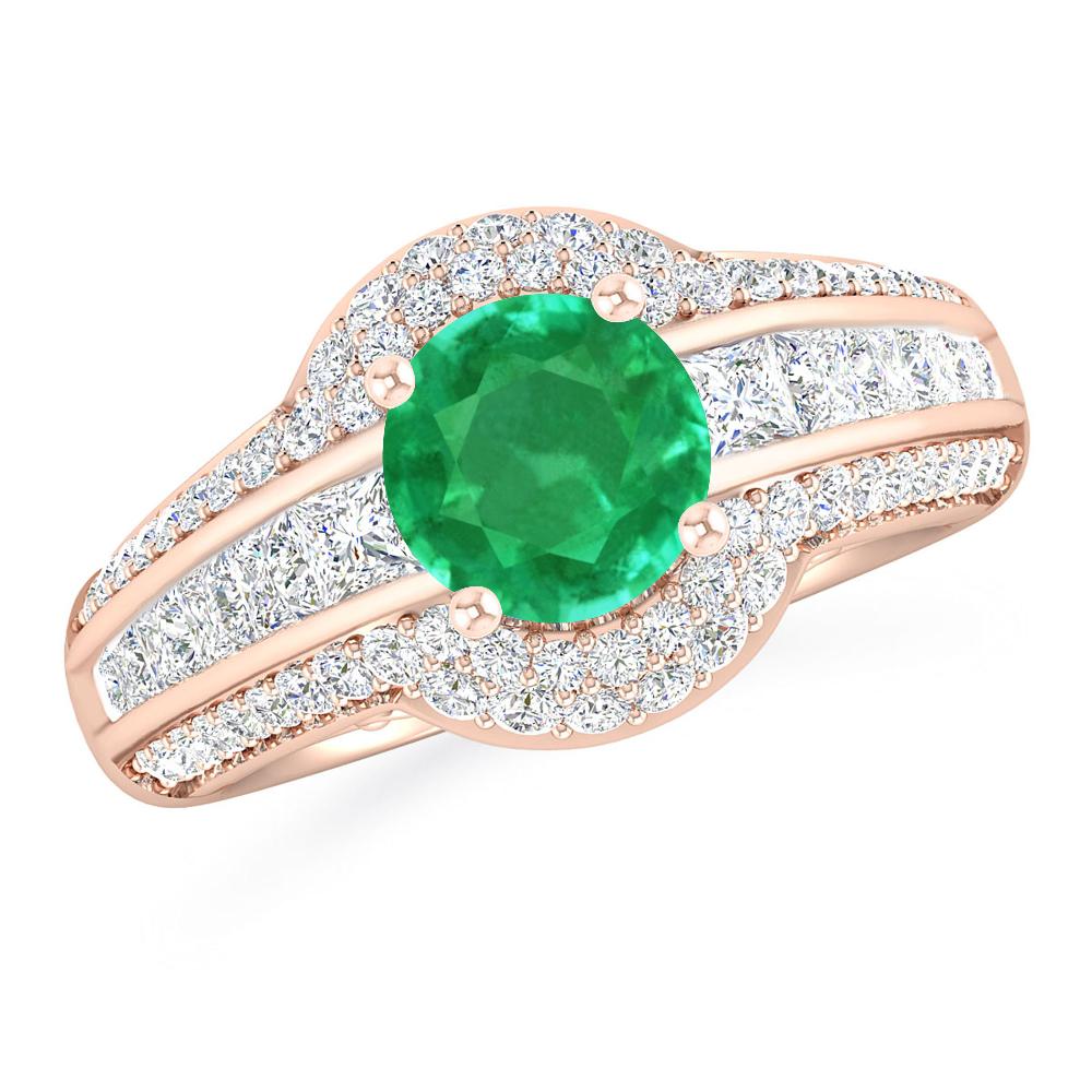 Rose Gold - Emerald