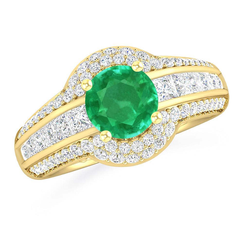 Yellow Gold - Emerald