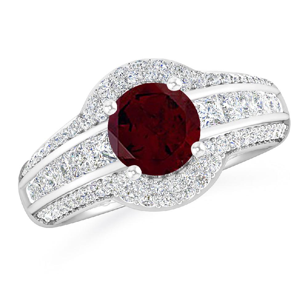 White Gold - Garnet