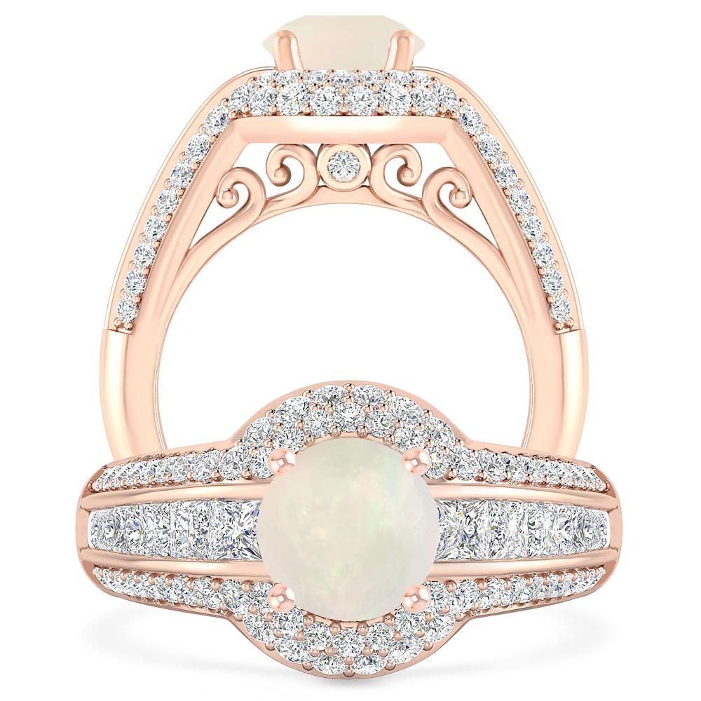 Rose Gold - Opal