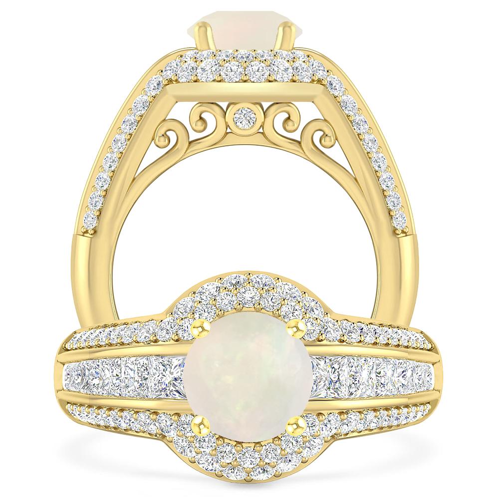 Yellow Gold - Opal