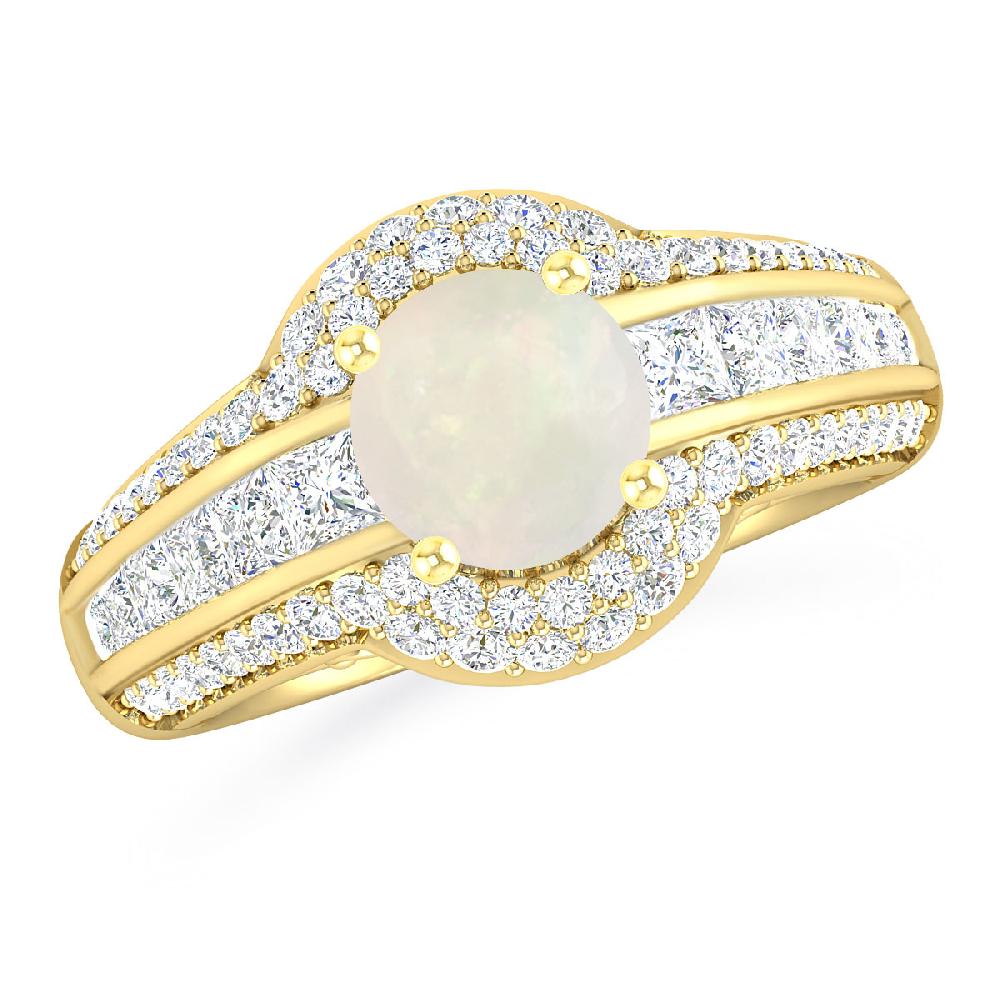 Yellow Gold - Opal