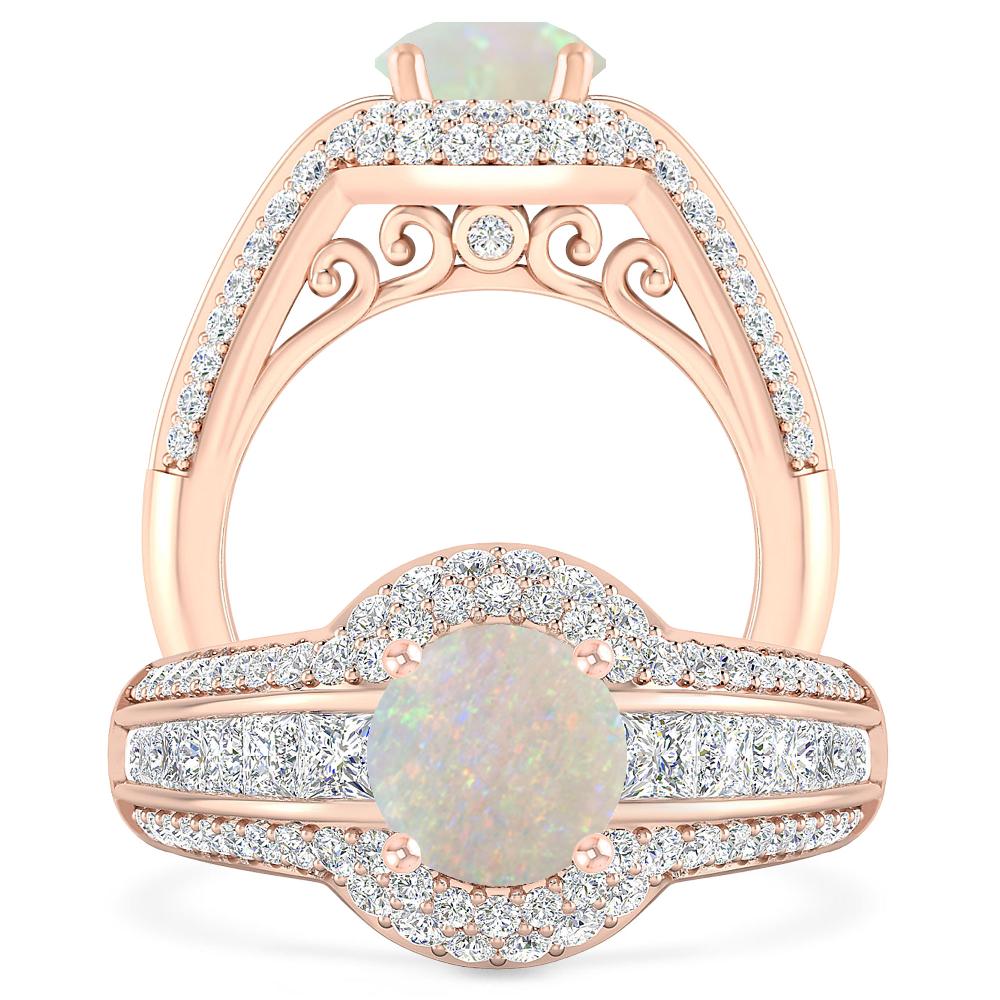 Rose Gold - Opal