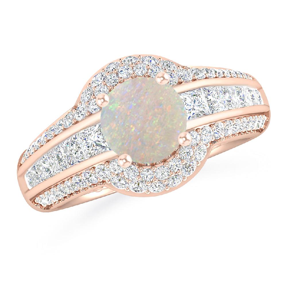 Rose Gold - Opal