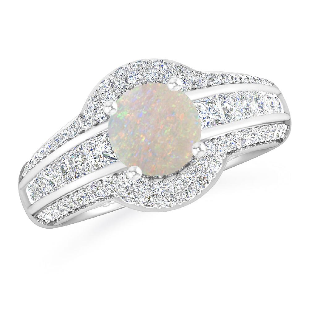 White Gold - Opal