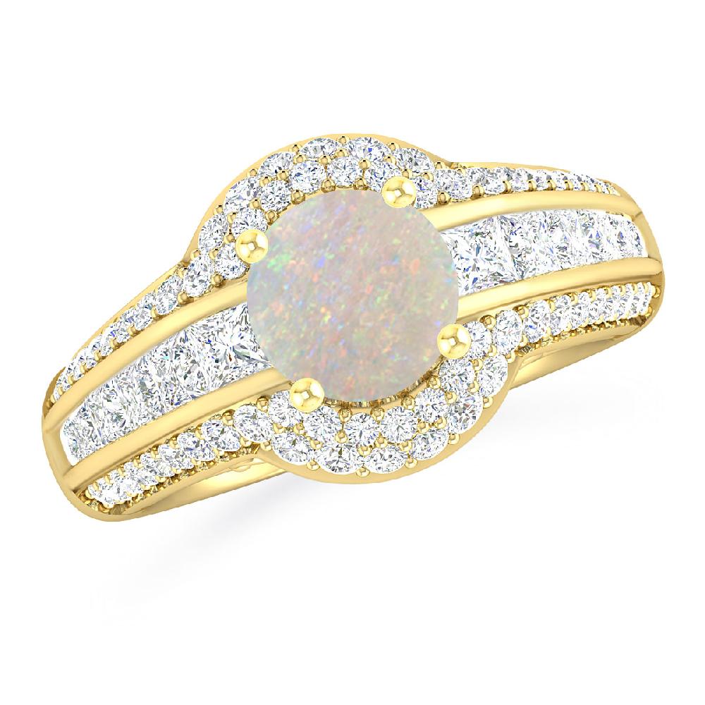 Yellow Gold - Opal