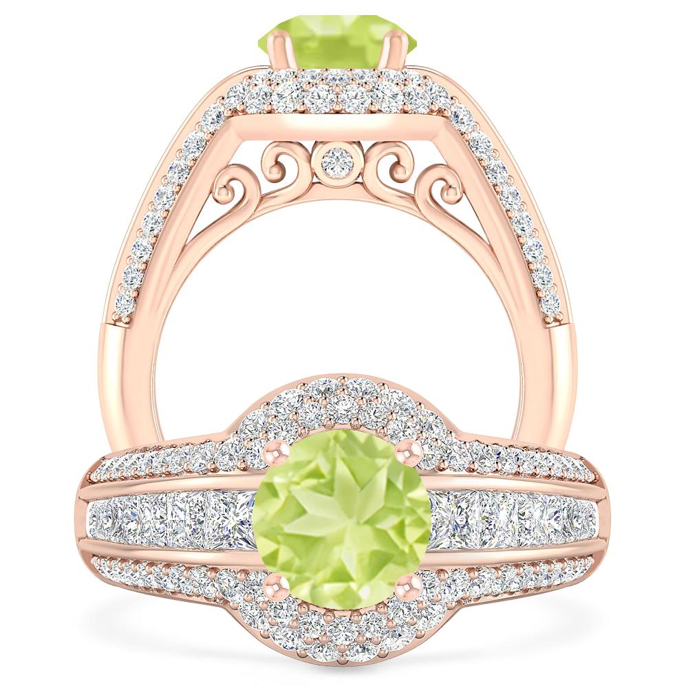 Rose Gold - Peridot