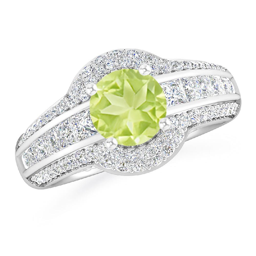 White Gold - Peridot