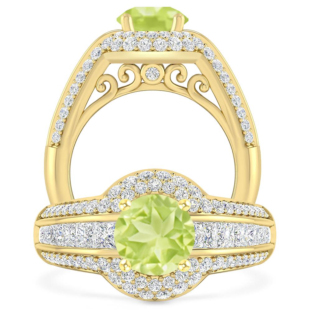 Yellow Gold - Peridot