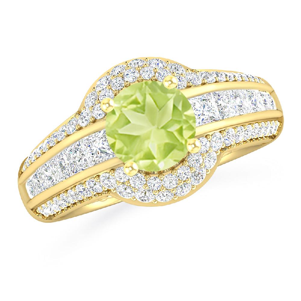 Yellow Gold - Peridot