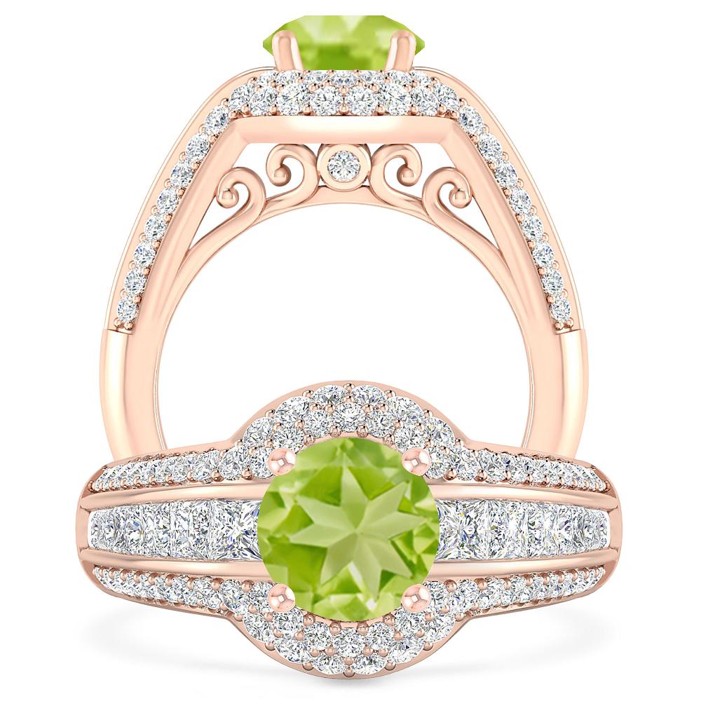 Rose Gold - Peridot