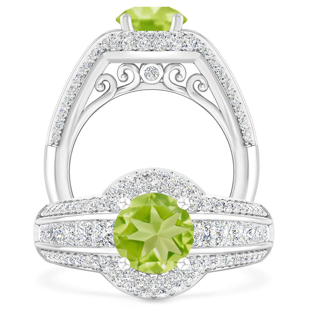White Gold - Peridot