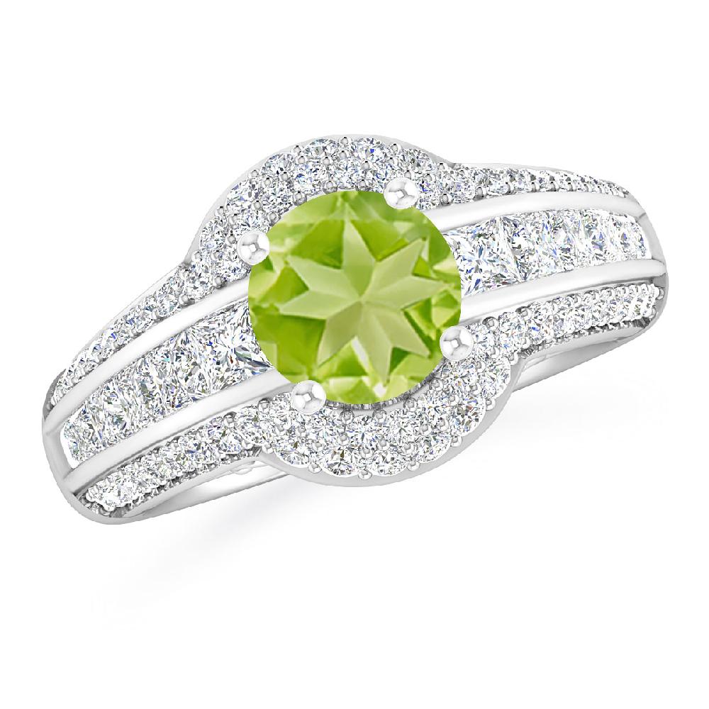 White Gold - Peridot