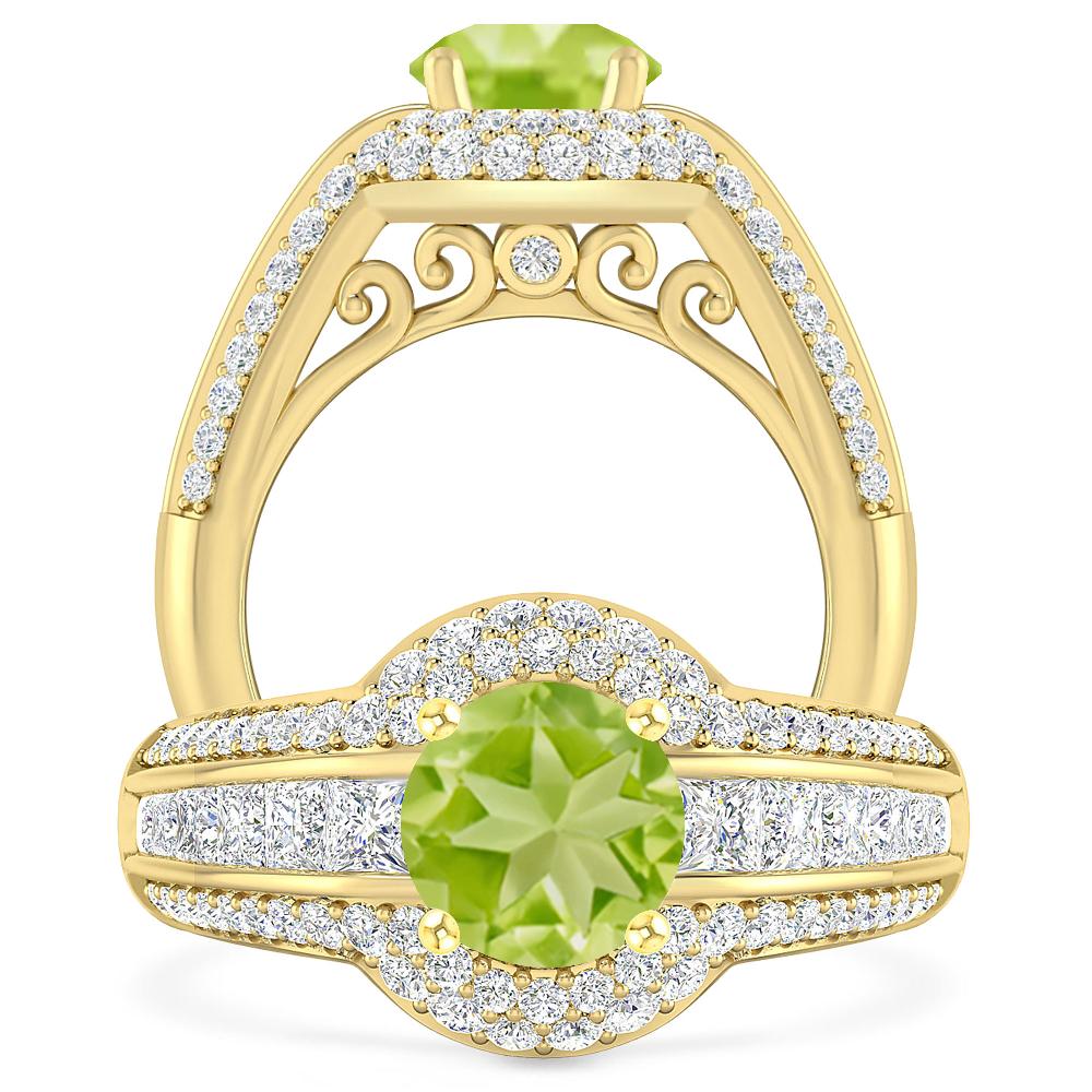 Yellow Gold - Peridot